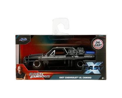 Jada Fast & Furious Fast X 1:32 1967 Chevy El Camino Caged Die-Cast Car – Collectible Toy