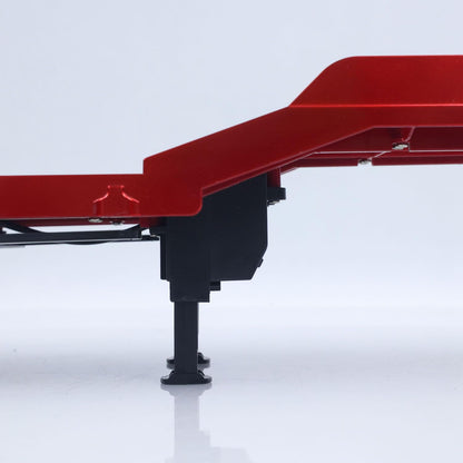HUINA 1502 1:18 RC Flatbed Semi Trailer with Electronic Support Legs & Tail Board for 1501 Tractor Truck
