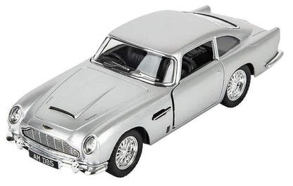 KiNSMART Aston Martin DB5 – 1:38 Scale Die-Cast Pullback Model Car – Collectible Toy Car - Silver - Jaiman Toys
