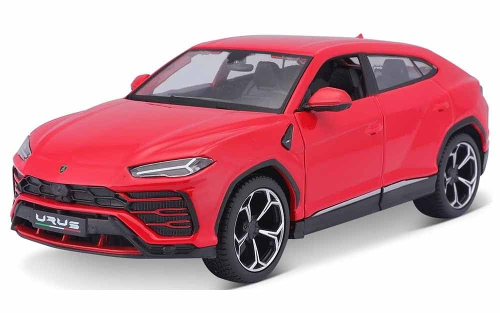 Maisto - 1/25 Scale Model Compatible with Lamborghini Urus Replica Miniature Model 2018 (Red) - Adult