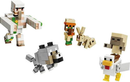 LEGO 21592 Minecraft Chicken Jockey Desert Attack Building Set | 428 Pieces | Interactive Minecraft Adventure Toy