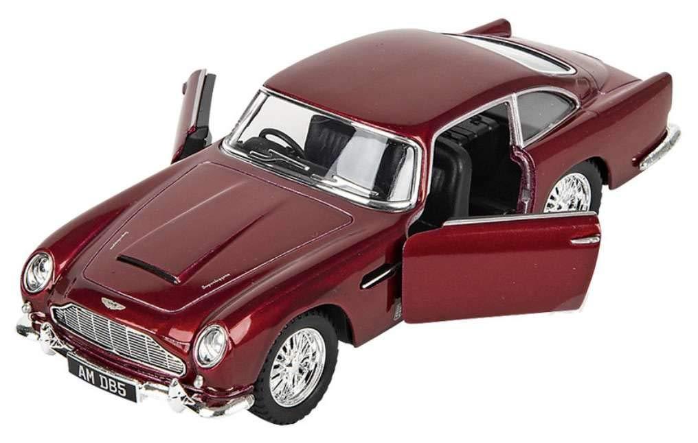 KiNSMART Aston Martin DB5 – 1:38 Scale Die-Cast Pullback Model Car – Collectible Toy Car - Red - Jaiman Toys