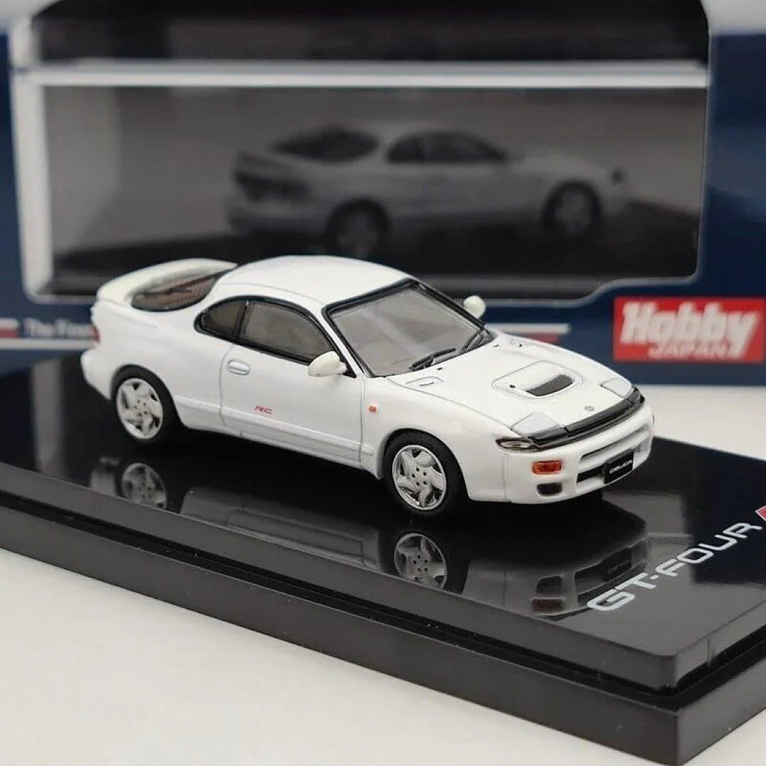 Hobby Japan 1:64 HJ641023CBK Toyota CELICA Turbo 4WD Carlos Sainz Limited Edition GT-FOUR RC Diecast Toys White Models - Jaiman Toys