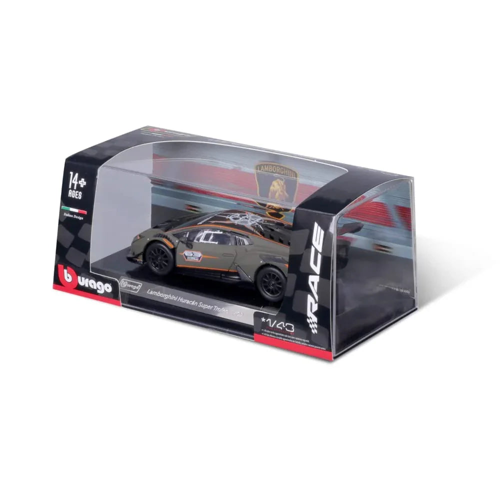 Bburago 1/43 Race Collection Crystal - Lamborghini Huracán Super Trofeo EVO2 - - Jaiman Toys
