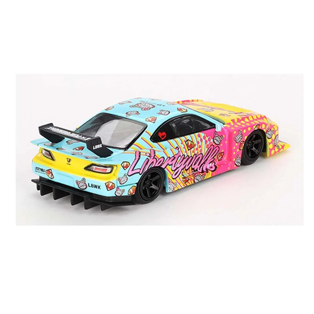 Mini GT Die Cast Collectrors Model Cars: (Niss'an Silvia (S15) LB-Super Silhouette LBWK Kuma) - Jaiman Toys