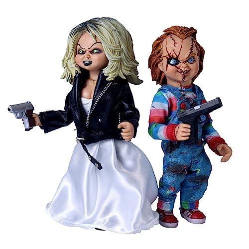 NECA Bride of Chucky Tiffany & Chucky 8-Inch Clothed Action Figure 2-Pack - Jaiman Toys