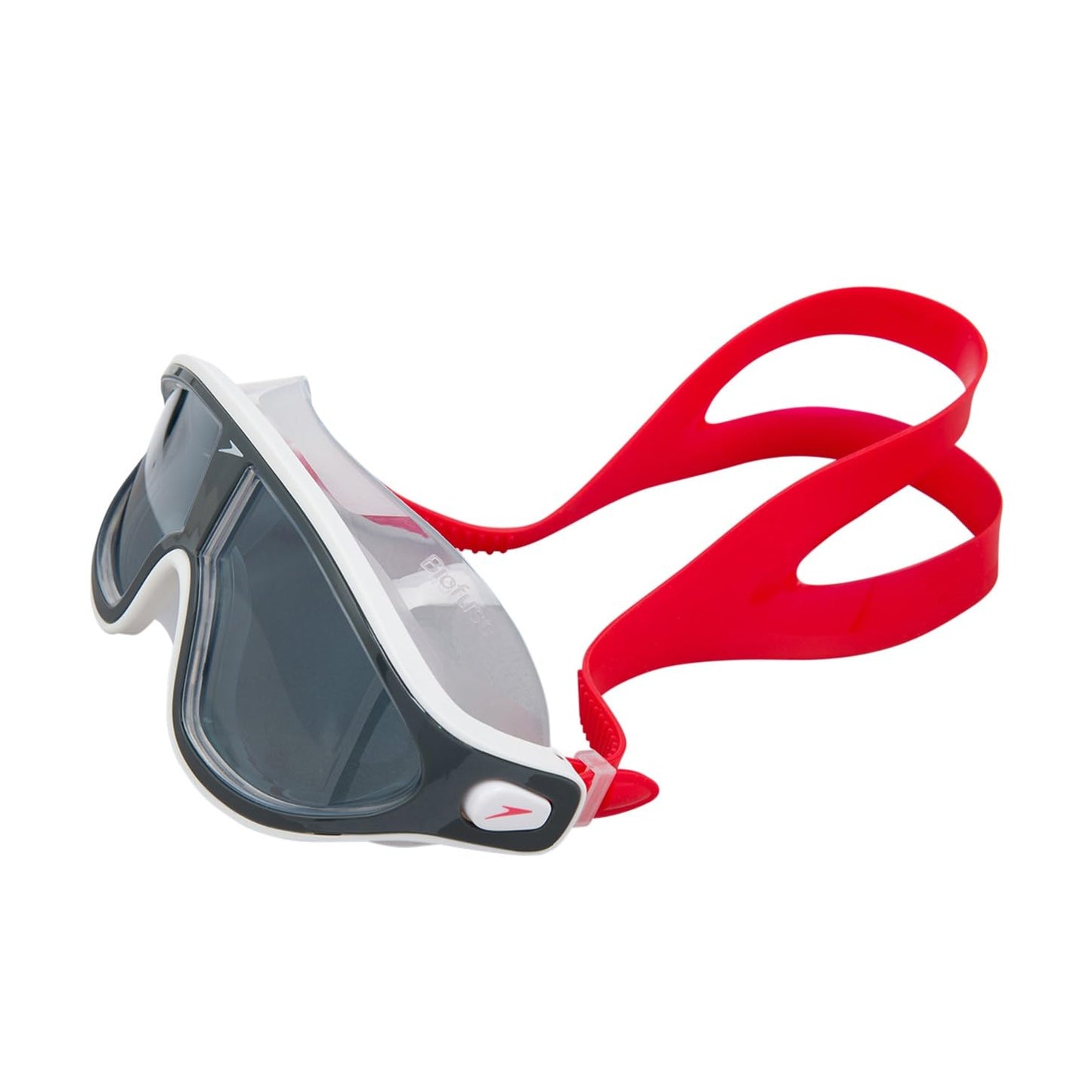 Speedo Rift Smoke Lens Swim Goggles – Unisex Adult Anti-Fog UV Protection Biofuse Wide Vision Swimming Mask