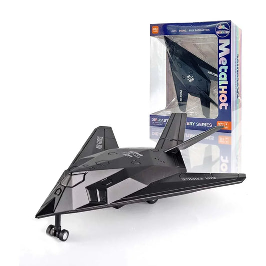 Airplane: 1:400 Scale Stealth Attack Jet Model – Premium Die-Cast Collectible Plane (V22 Type) - Jaiman Toys