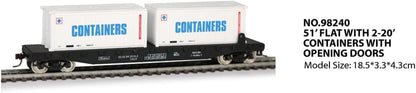 HANFLY 66130 Union Pacific FP-7 Diesel HO 1:87 Electric Train Set with Metal Track