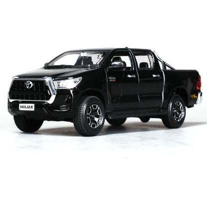 Maisto Toyota Hilux 1:27 Die-Cast Model Pickup Truck | Collector's Collection | Black