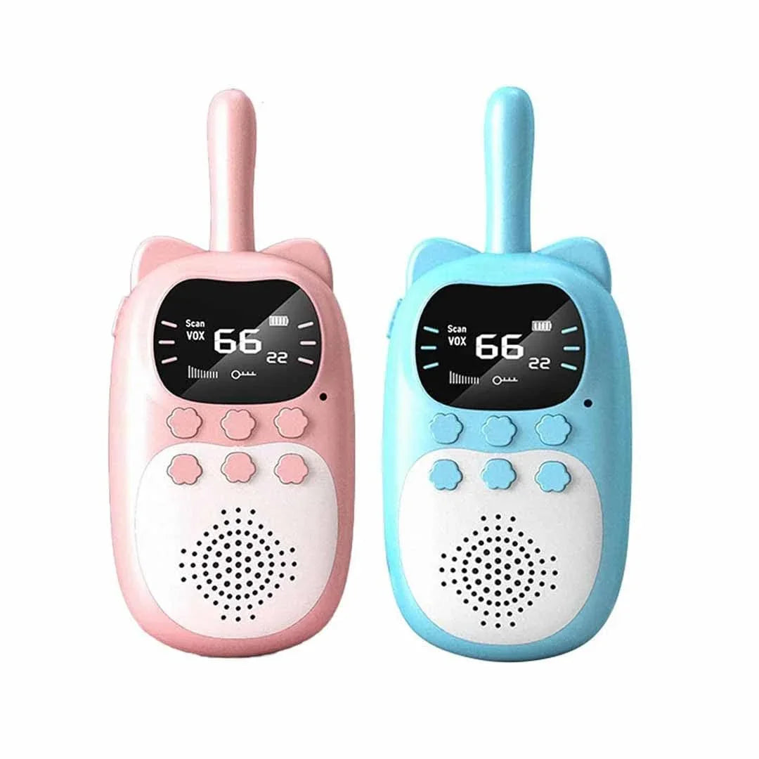 Walkie Talkies for Kids Rechargeable with Flashlight, Handheld Walki Talkies with Wearable Lanyard &amp; Back Clip for Outdoor Camping Games,Toys Gifts for... - Jaiman Toys