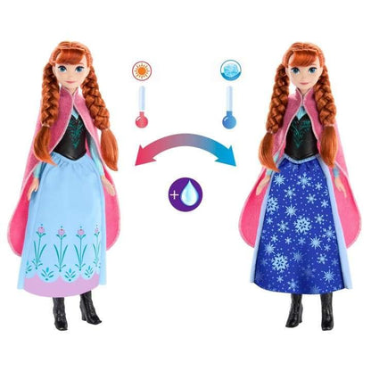 Disney Frozen Anna Magical Color-Change Skirt Fashion Doll, Inspired by Disney Movie, Posable