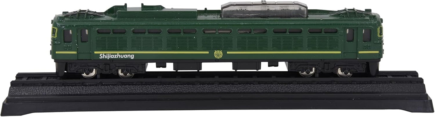 Alloy Electric Toy Train Green | Realistic Metal Locomotive Toy with Display Box