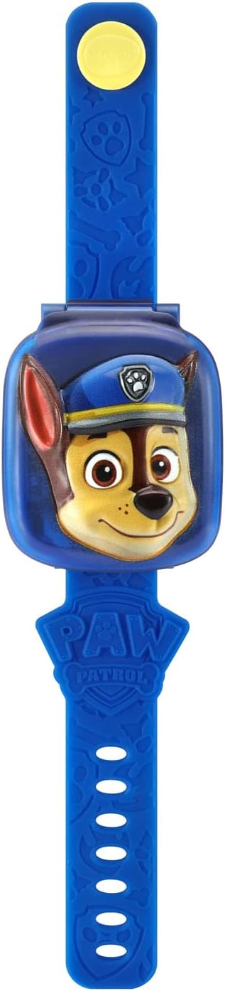 VTech PAW Patrol Learning Pup Watch – Chase | Interactive Educational Watch with 4 Learning Games, Clock, Alarm, Timer & Cuckoo Clock for Kids Age 3-6 Years
