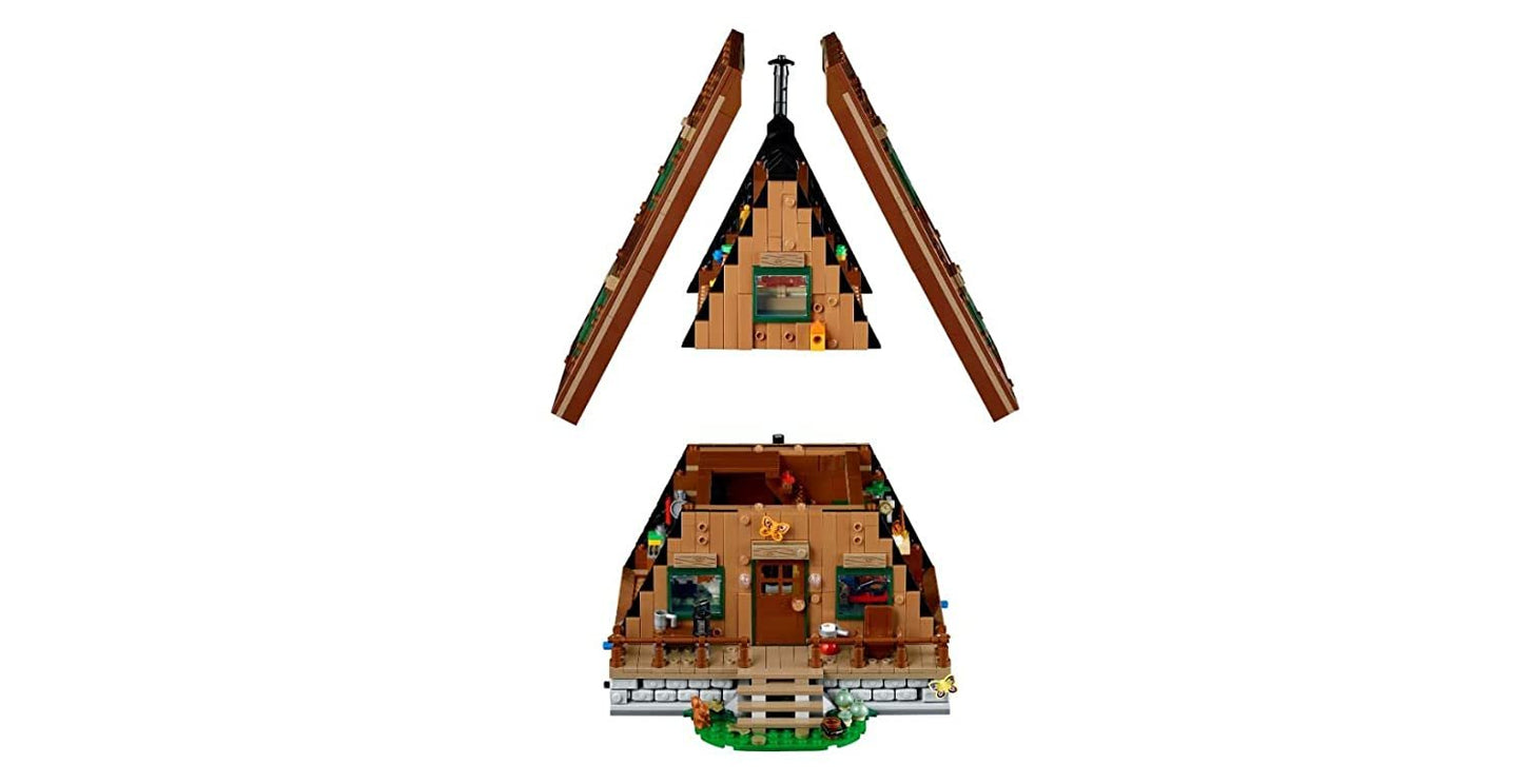 LEGO 21338 Ideas A-Frame Cabin Building Kit (2,082 Pieces)