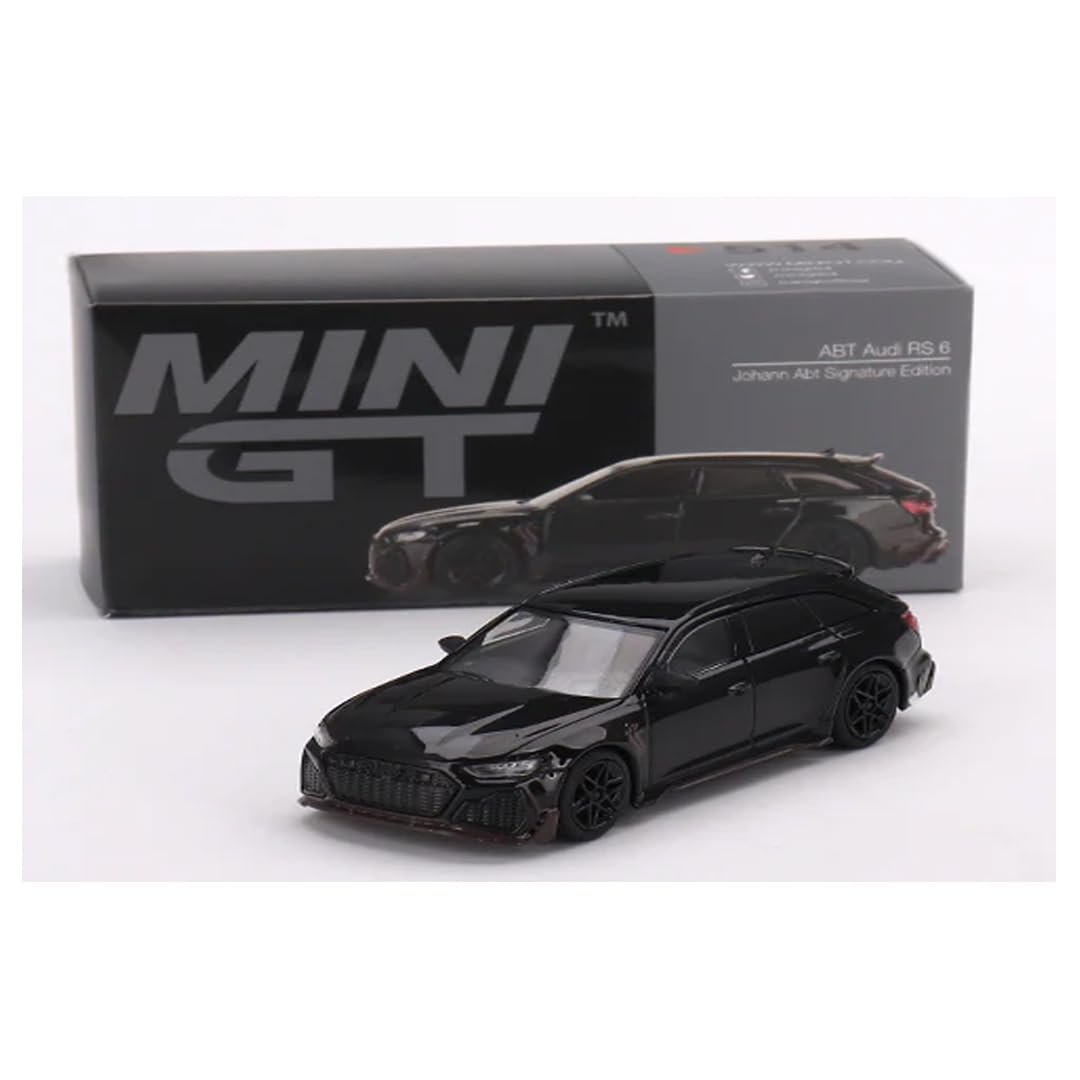 Mini GT ABT Audi RS6 Johann A.b.t Signature Edition Black