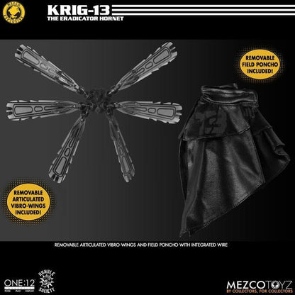 Mezco One:12 Collective Rumble Society Krig-13 Eradicator Hornet Edition Figure - Jaiman Toys