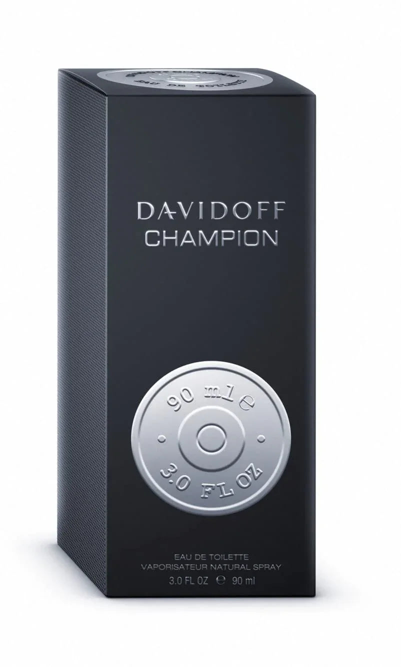 Davidoff Champion for Men - 90 ml (3.0 oz) Eau de Toilette Spray - Jaiman Toys