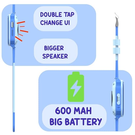 Spiky Gnome 4G Video Calling Smartwatch for Kids – Pink | GPS, SOS, HD Camera- 3 Color Options