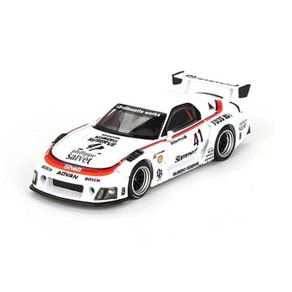 Mini GT Die Cast Collectrors Model Cars: (MAZDA RX-7 LB-Siper Silhouette #41 Numero Reserve) - Jaiman Toys