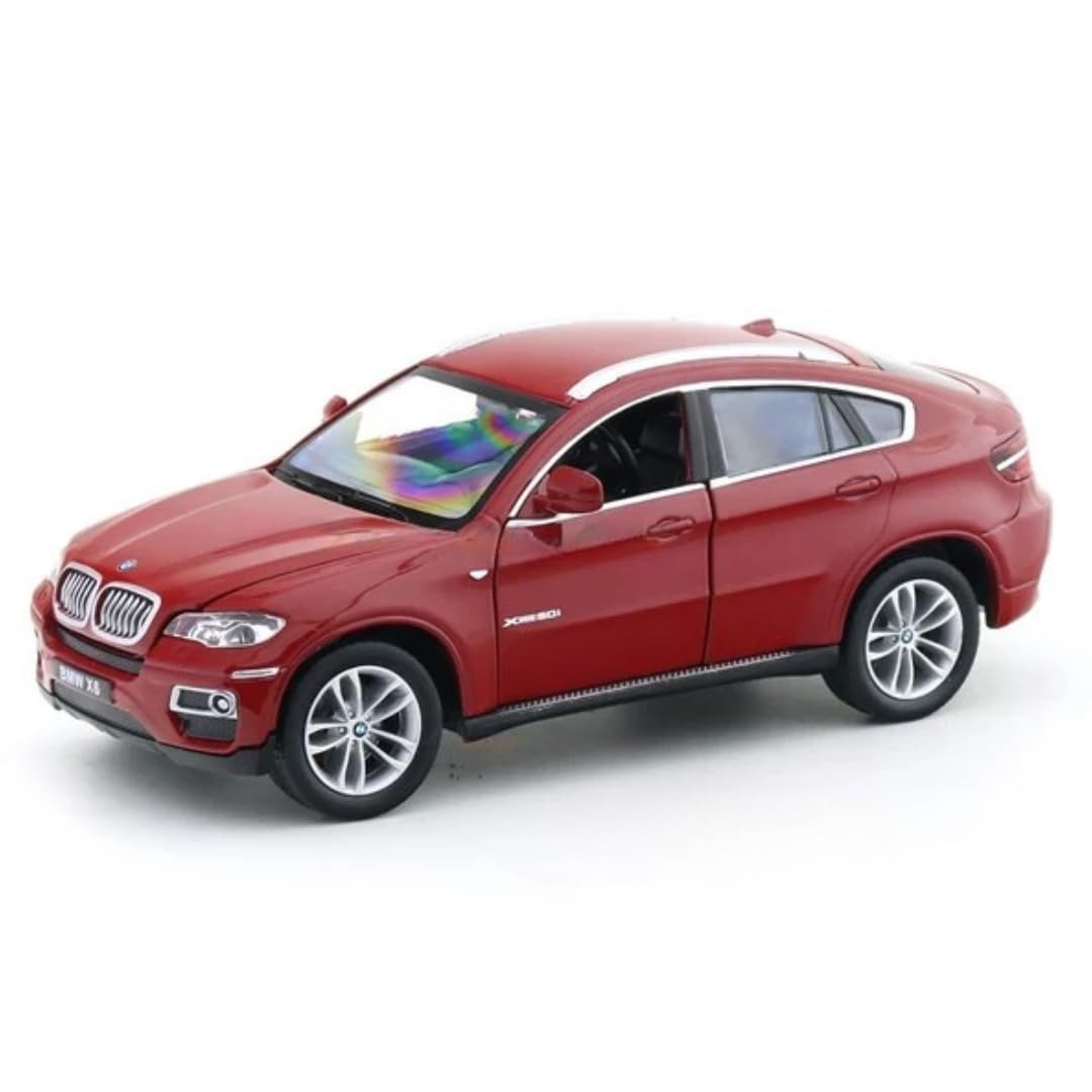 MSZ BMW X6 Diecast SUV Model Car, 1:26 Scale, Red – Collectible Display & Gift for Car Enthusiasts