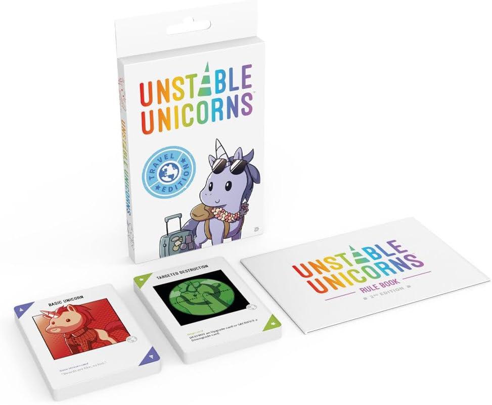 Unstable Unicorns Travel Edition Board Game - Jaiman Toys