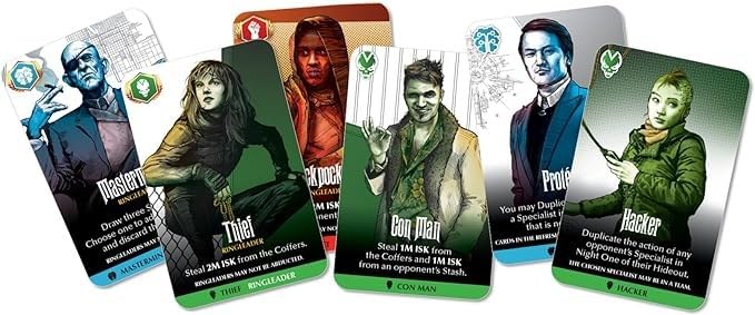 Grifters Strategy Card Game | Bluffing, Deduction & Criminal Underworld Strategy Game | Standalone Board Game for 2–5 Players | Ages 14+