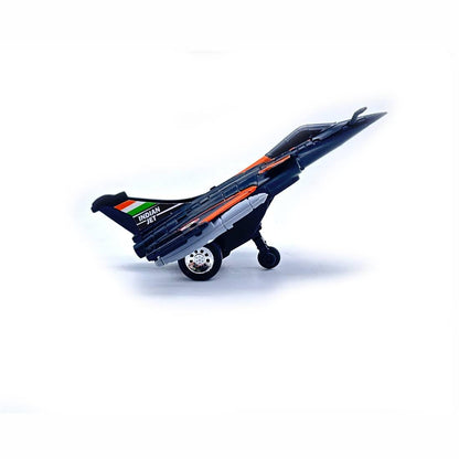Centy Fly High Press & Go RFL Fighter Jet Toy Aircraft | Friction Powered Military Plane for Kids 3+ (Black & Orange) | BGX
