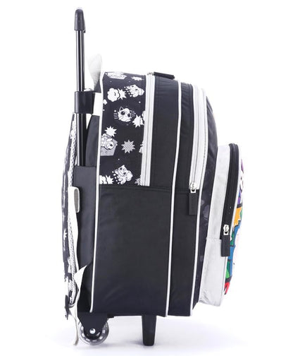 STRIDERS Pokémon School Bag for Kids – 40 cm Rolling Trolley Backpack with Wheels & Padded Straps
