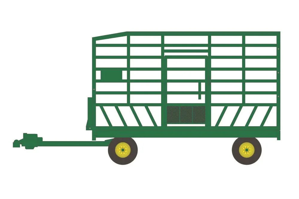 Greenlight Down on the Farm – Bale Throw Wagon 1:64 Scale Die-Cast Accessory - Jaiman Toys