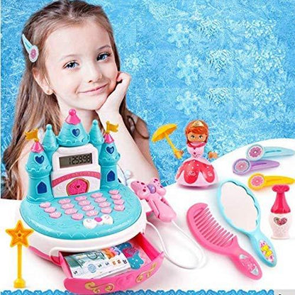 Cash Register Toy for Girls with Calculator & Beauty Accessories (35569) Age 3+