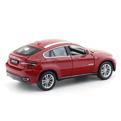 MSZ BMW X6 Diecast SUV Model Car, 1:26 Scale, Red – Collectible Display & Gift for Car Enthusiasts