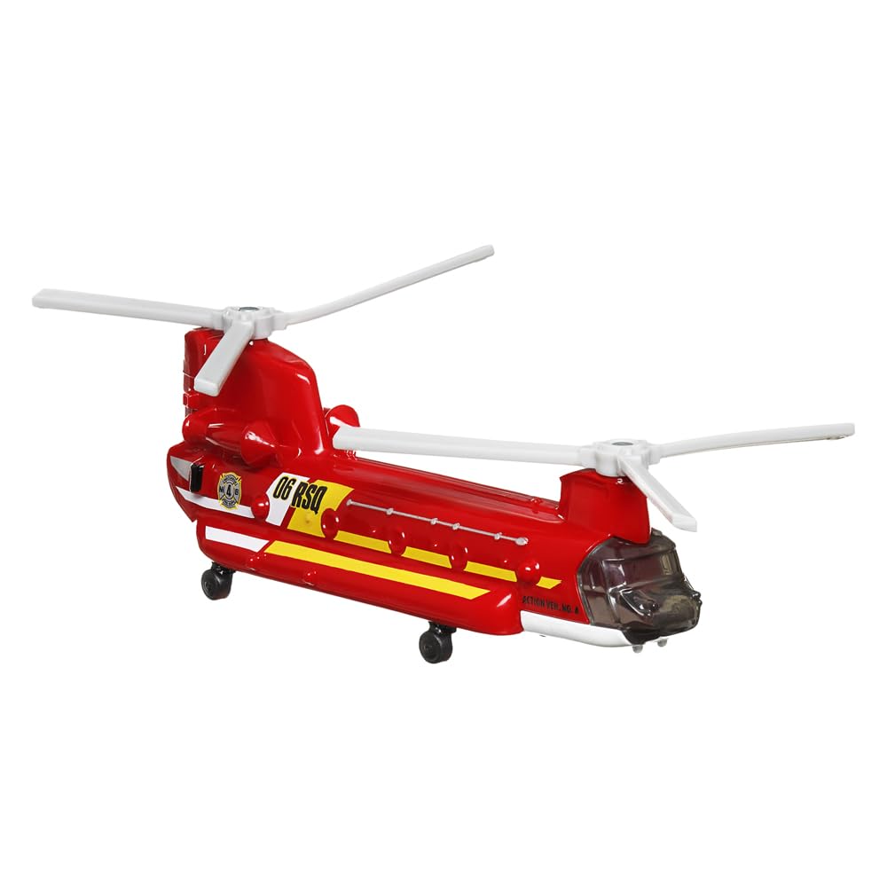 Matchbox Sky Busters CH-47 Chinook Helicopter – Diecast Military Aircraft Toy with Dual Rotors