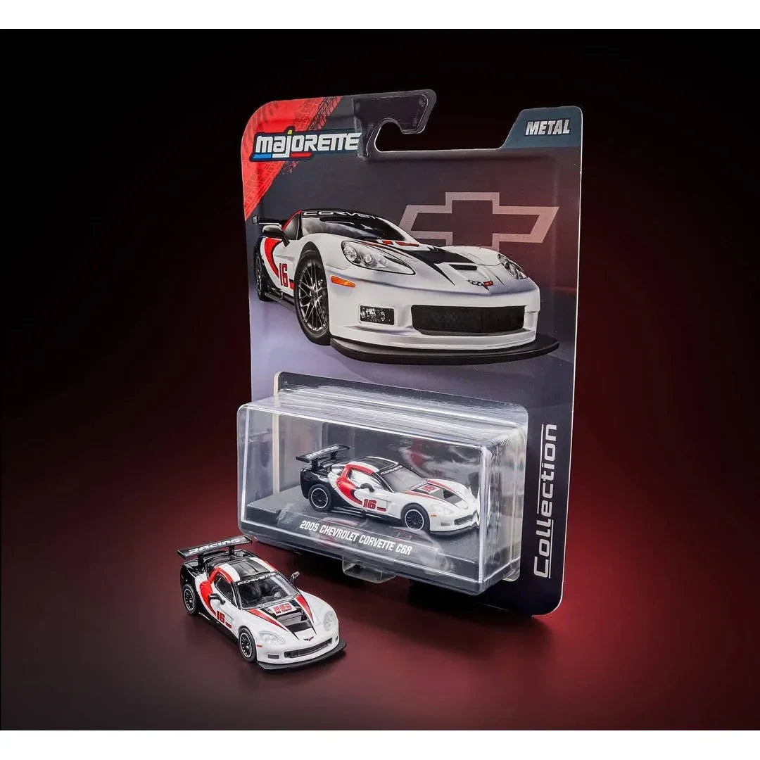 Majorette Collector Edition – 2005 Chevrolet Corvette C6R – White | Pr ...