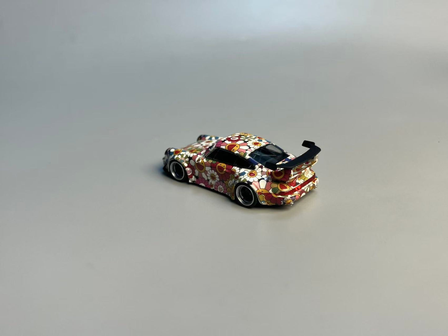 Flame 1:64 Porsche RWB 993/964 Luminous Sunflower Die-Cast Model Car | Premium Rauh-Welt Collectible