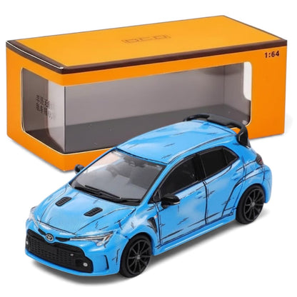 GCD 1:64 Toyota GR Corolla – Manga Blue | Premium Performance Diecast Model Car