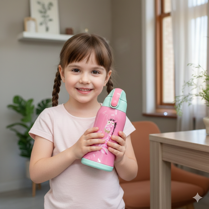 Bangda 560ml Stainless Steel Lecai Vacuum Children Water Bottle – Bangda Heat/Cold Theme