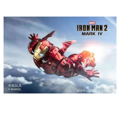ZD Toys Ultimate 1:10 Scale Iron Man 2 Mark IV Action Figure – Light‑Up LED Edition - Jaiman Toys