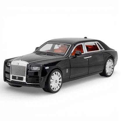 HQT 1:22  Scale Die-Cast Luxury Car Model with Light & Sound – Pull Back Action -Black