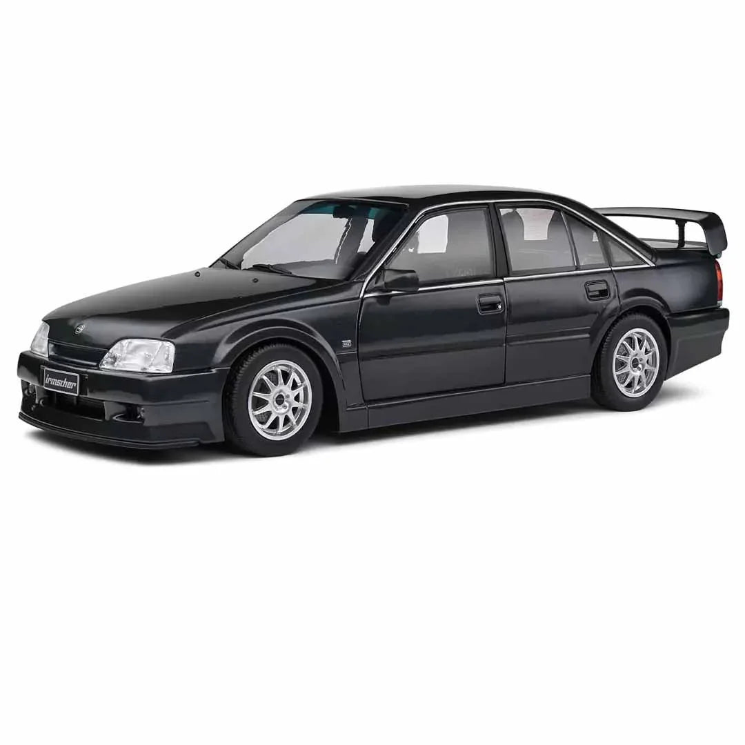 Solido S1809701 1990 Opel Omega EVO 500 - Astrosilver metallic - Black - Jaiman Toys