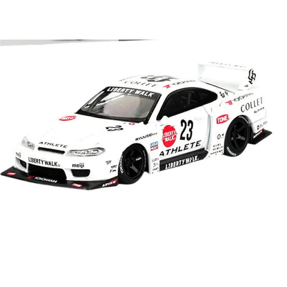 Mini GT 1:64 LB★Works Racing Duo – McLaren 720S GT3 Motul #9 & Nissan Silvia S15 Liberty Walk #23 Diecast Models
