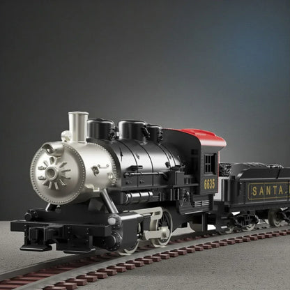 HANFIY 66200 HO Scale Railway Model Train Set No.66200 – Pennsylvania 0-4-0 Steam Locomotive with Metal Tracks (187 x 98 cm Layout)