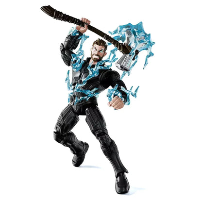 BLOKEES Marvel Infinity Saga Champion Class Thor – 5.3 Inch DIY Assembly Action Figure Model | Premium Collectible Toy