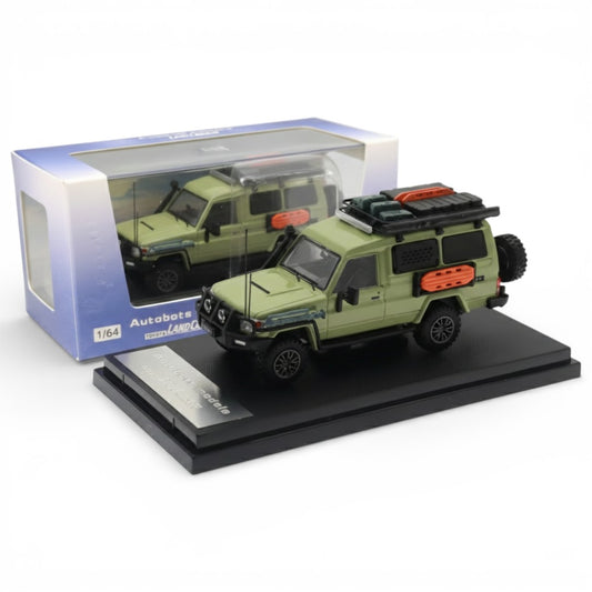 Autobots Models 1:64 Toyota Land Cruiser J70 (LC78) Off-Road Modified Diecast Model