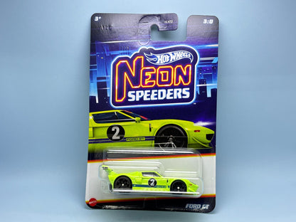 Hot Wheels Neon Speeders 2026 Mix 2 Set of 5 – 1:64 Diecast Cars