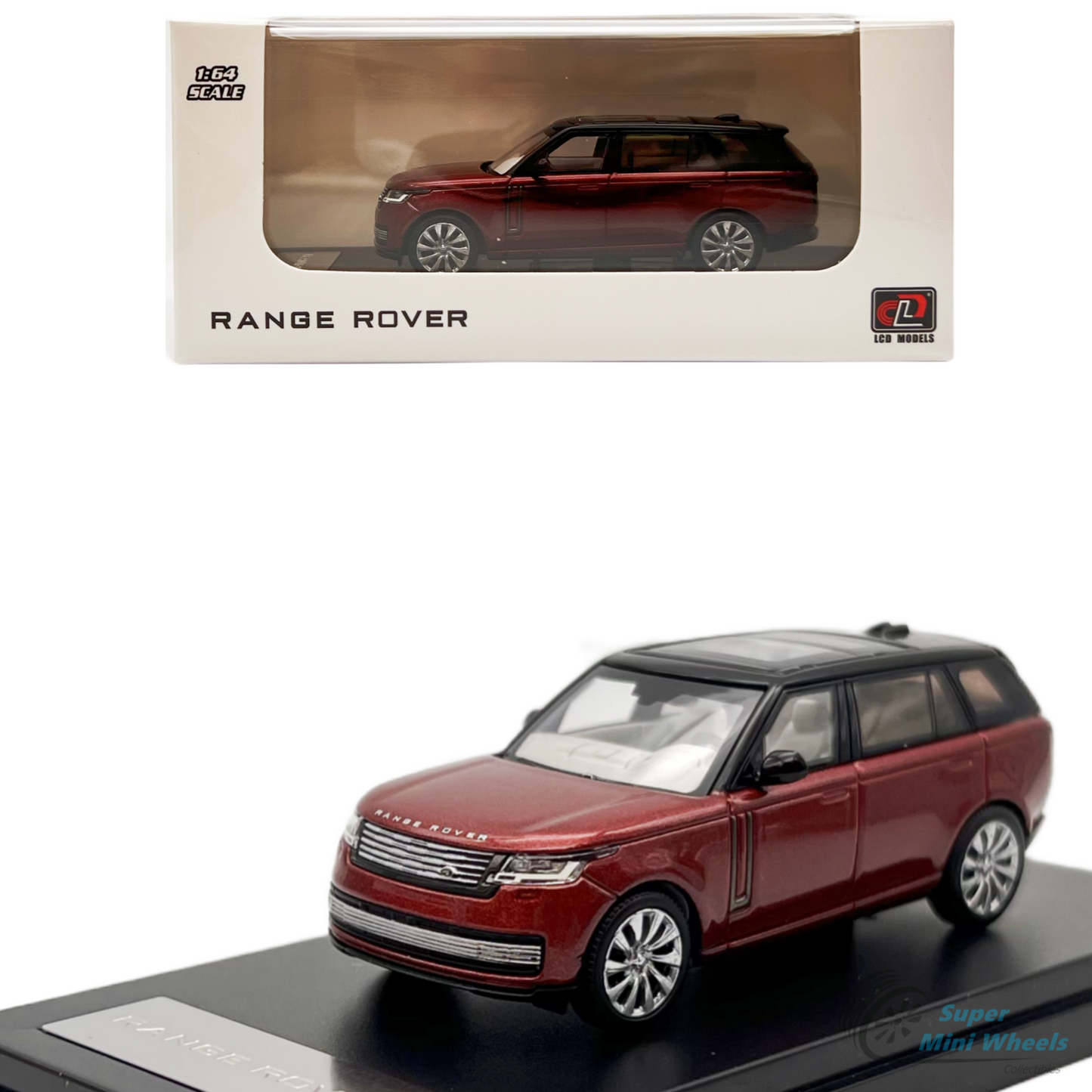 LCD Models 1:64 Range Rover 2022 Diecast Scale Model Car | Blue & Red Variants Premium Luxury SUV Collectible