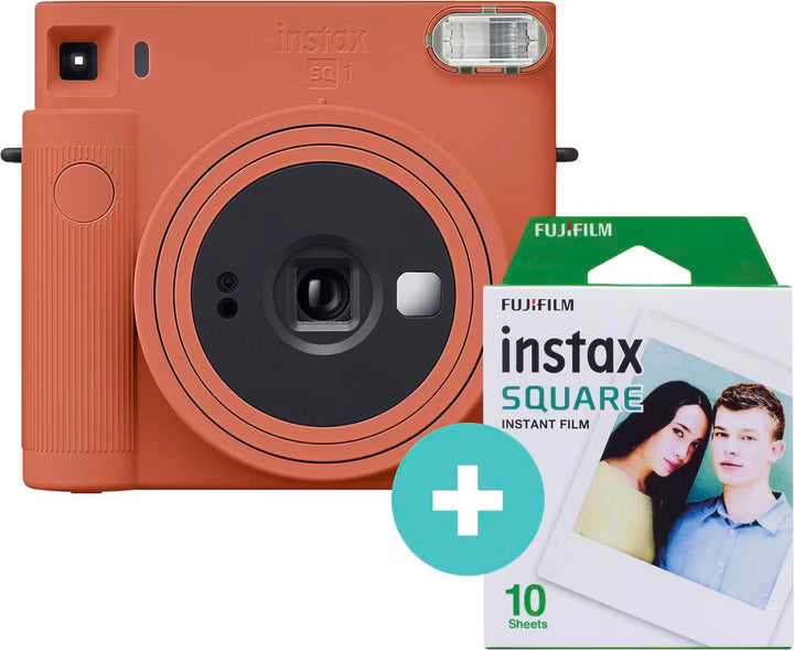 Fujifilm Instax Square SQ1 Instant Camera Set with 10 Square Films