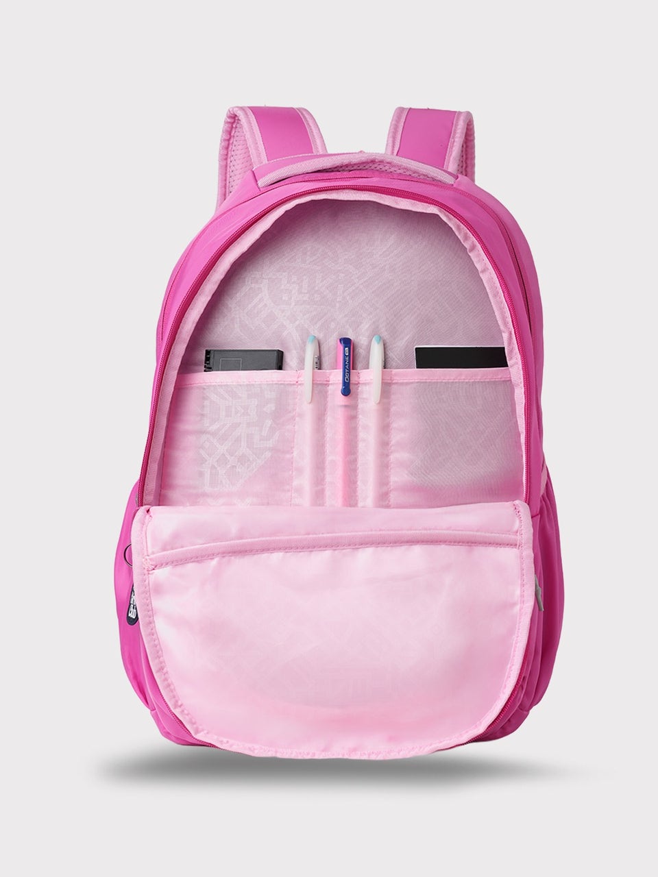 Pink School Backpack 18 Inch | Stylish Kids & Teens Travel Bag with Multiple Compartments
