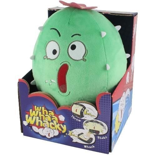 Wha Wha Whacky Stress Cactus Plush Toy - Throw, Shake, Whack!
