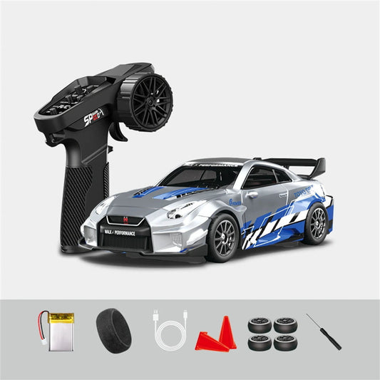 Hstar 1:43 RC Drift Car  2.4GHz 4WD Alloy 20 km/h High-Speed RC Racing Car with Gyro